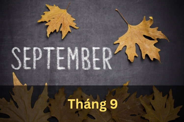 tháng 9 trong tiếng anh