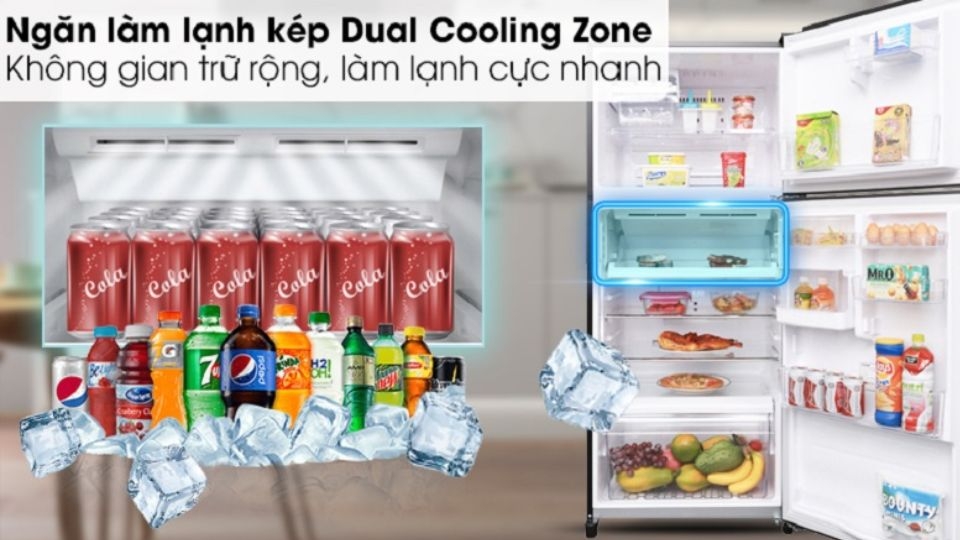 Ngăn làm lạnh nhanh Dual Cooling Zone