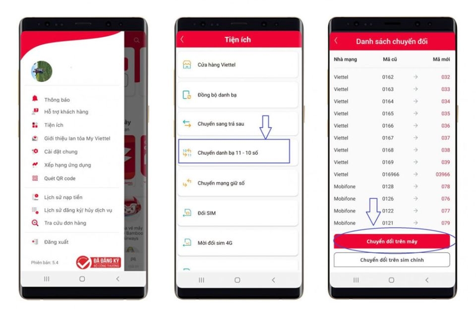 0166 đổi thành gì 5