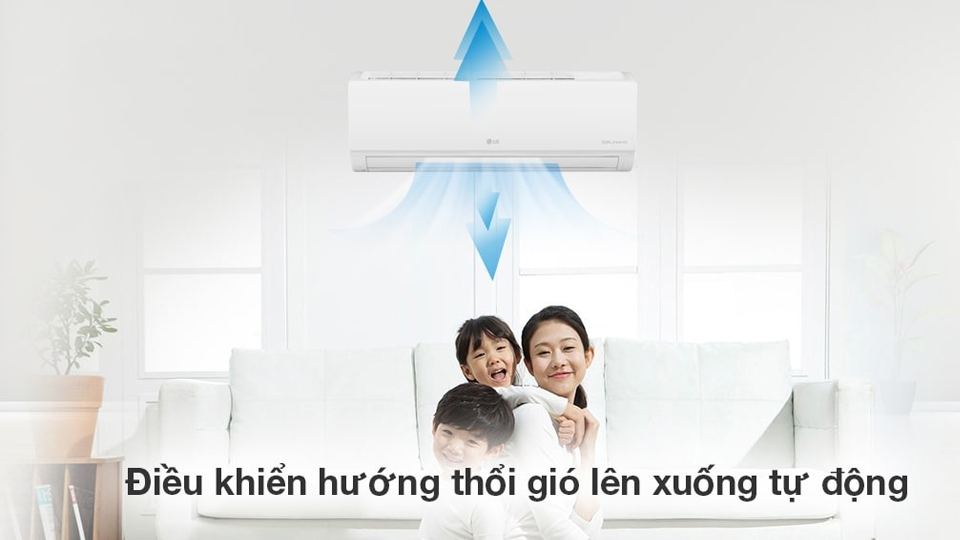 Luồng khí lạnh không trực tiếp thổi vào người