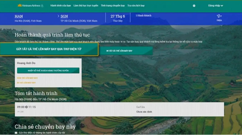 Bật mí 3 cách check in online Vietnam Airlines cực dễ dàng 5