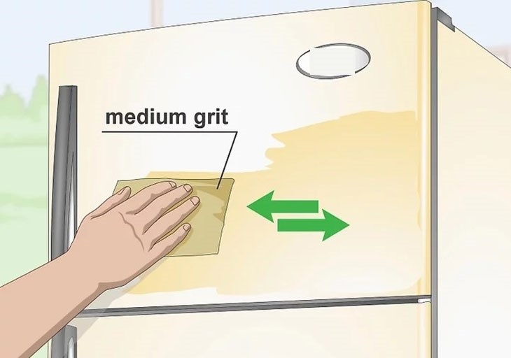 Cách sơn lại tủ lạnh như mới với sơn phun và sơn thường đơn giản ai cũng làm được 3