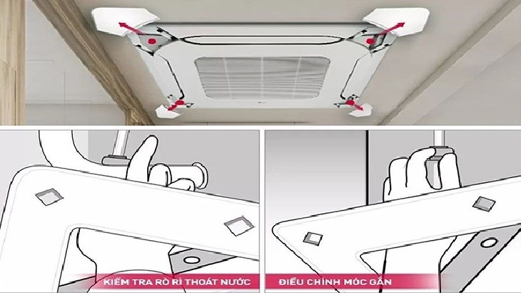 Cách lắp điều hòa âm trần thạch cao cụ thể như thế nào? Máy điều hòa âm trần thạch cao có những ưu điểm gì? 7