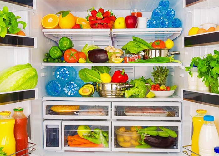 Cất nhiều loại thực phẩm mà không sử dụng đến