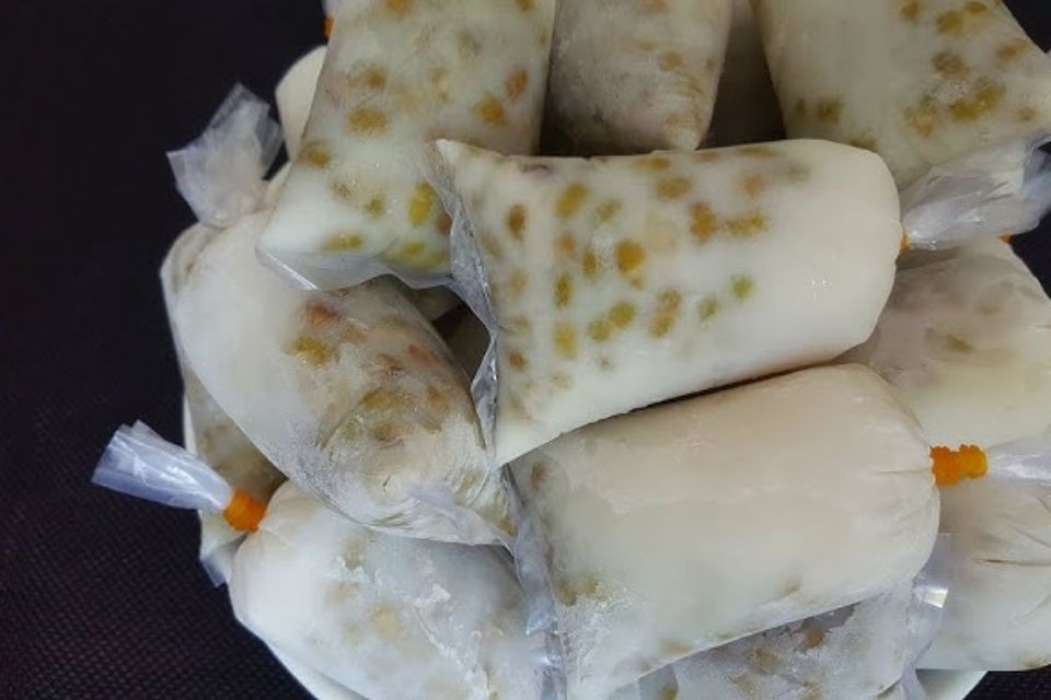 Kem đậu xanh túi