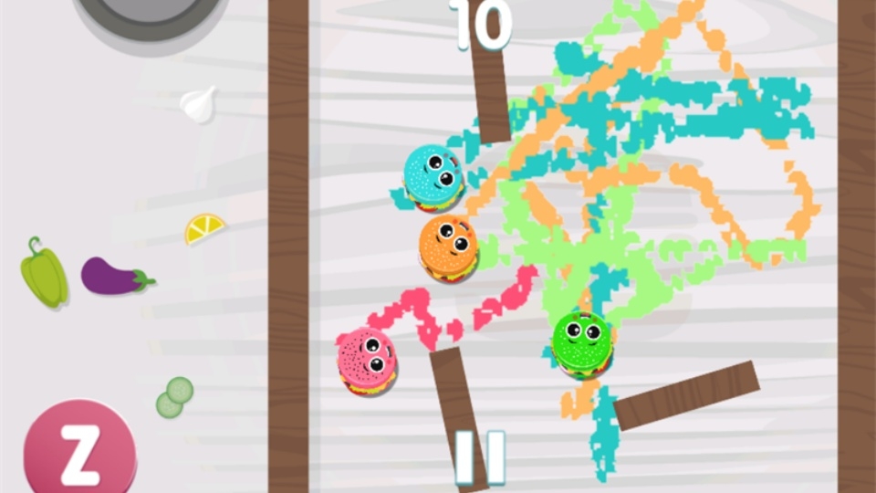 Boom Burger có luật chơi rất đơn giản