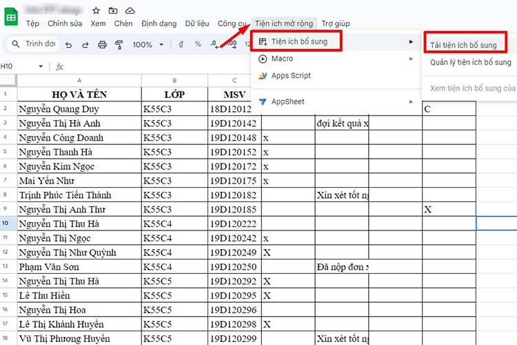 Cách lọc trùng trong Google Sheets (Hình 17)