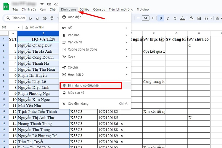 Cách lọc trùng trong Google Sheets (Hình 2)