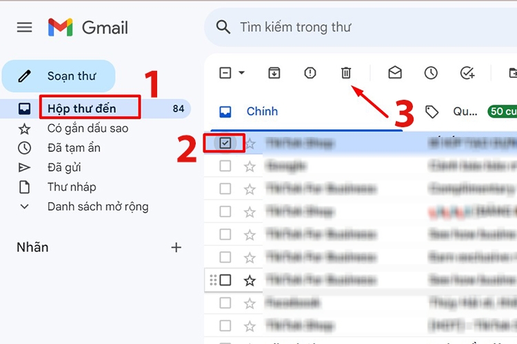 Cách xóa email trên điện thoại, máy tính (hình 3)
