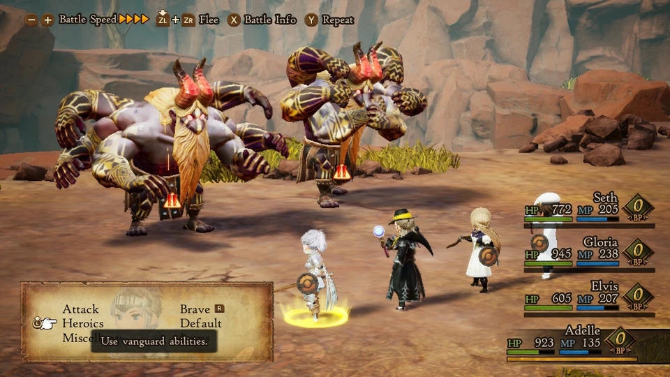 Thế giới giả tưởng trong game 3Ds Bravely Default