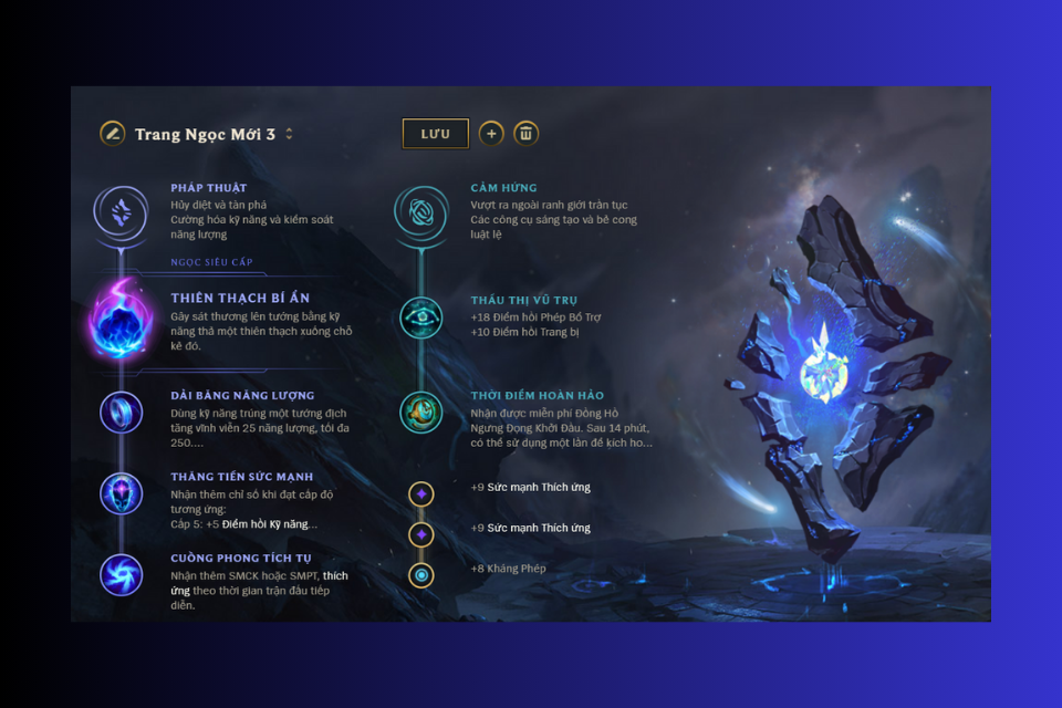Bảng ngọc dành cho Veigar