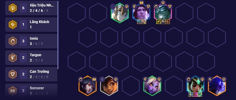 Đội hình hiệu triệu nhân dtcl mùa 9.5 7