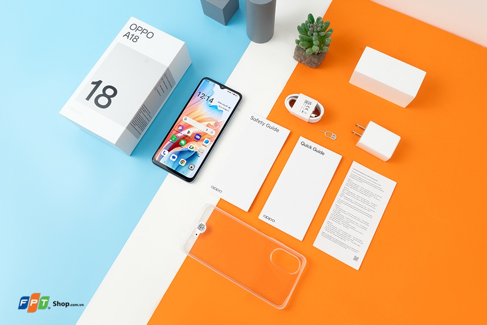 Trên tay OPPO A18 (ảnh 3)