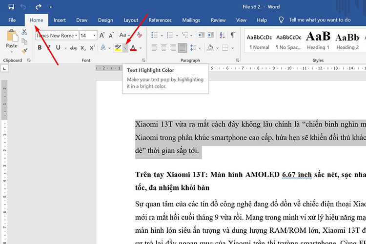 Hướng dẫn cách đổi màu chữ trong Word (hình 6)