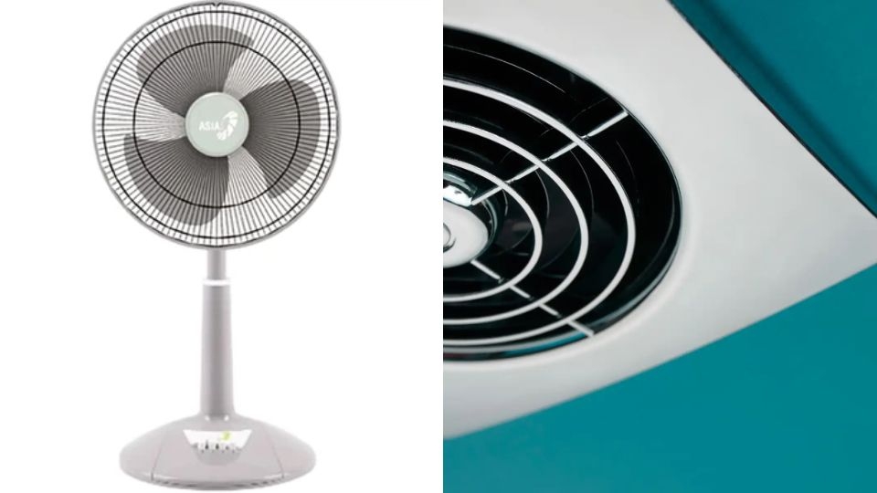 không dùng quạt máy hay quạt thông gió hỗ trợ