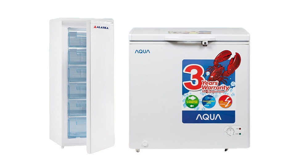 Tủ đông mini ngang và tủ đông mini đứng
