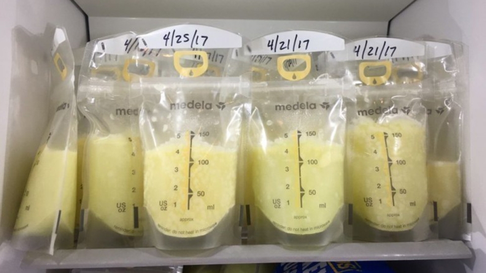 Không gian lớn giúp các mẹ có thể có không gian phân loại sữa