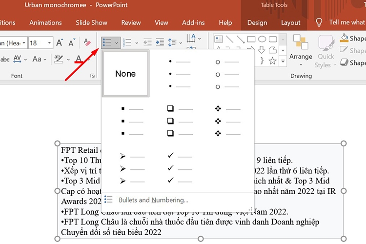 Cách giãn dòng trong PowerPoint (hình 5)