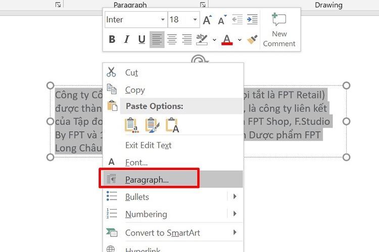 Cách giãn dòng trong PowerPoint (hình 8)