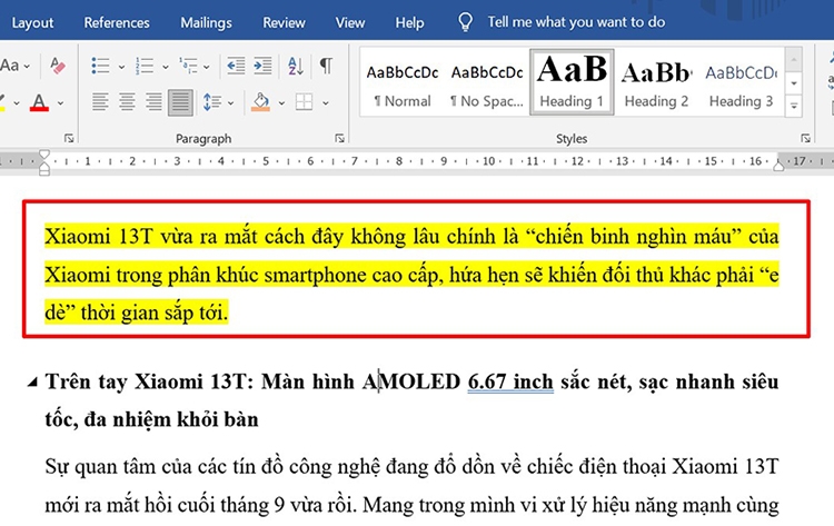 Hướng dẫn cách xóa màu nền chữ trong Word (hình 8)