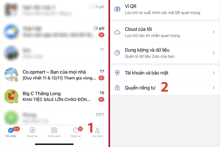 Cách ẩn ngày sinh trên Zalo (hình 3)