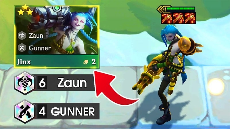 Đội hình Zaun DTCL mùa 9.5 5