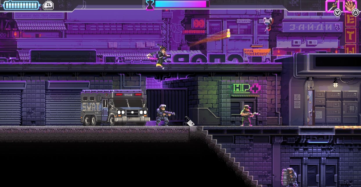Katana Zero, game Samurai hành động đã được phát triển trên nhiều nền tảng