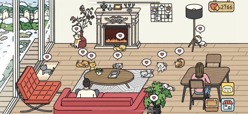 Adorable Home - game mô phỏng cuộc sống bình yên của một gia đình với lũ mèo đáng yêu