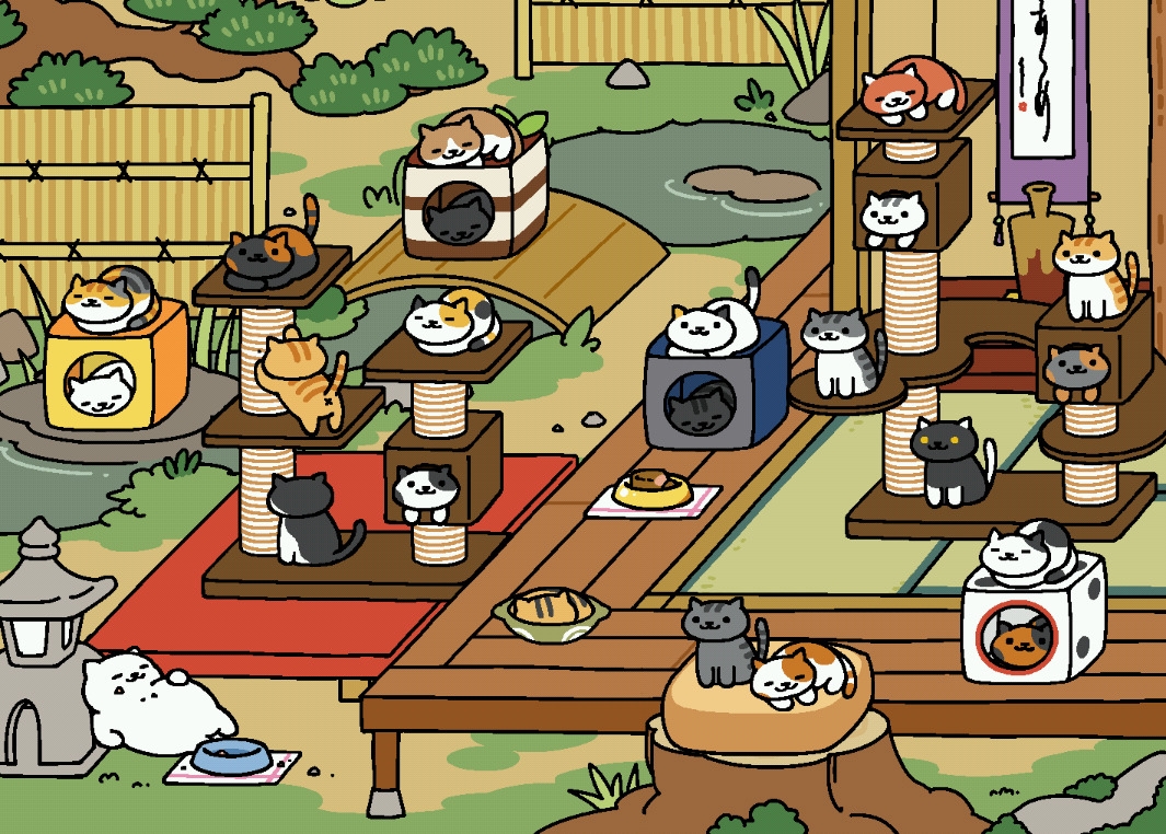 Game mô phỏng Neko Atsume
