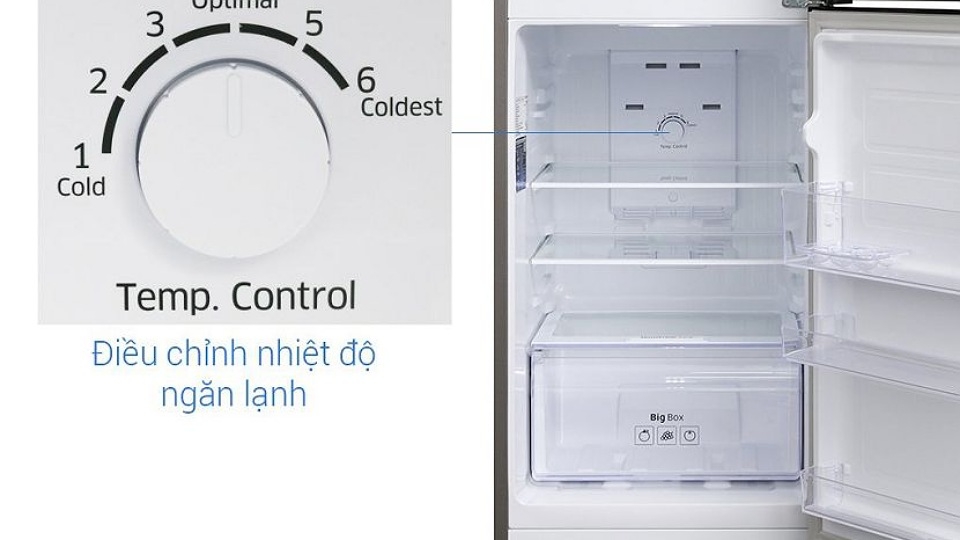 Đặt nhiệt độ thích hợp