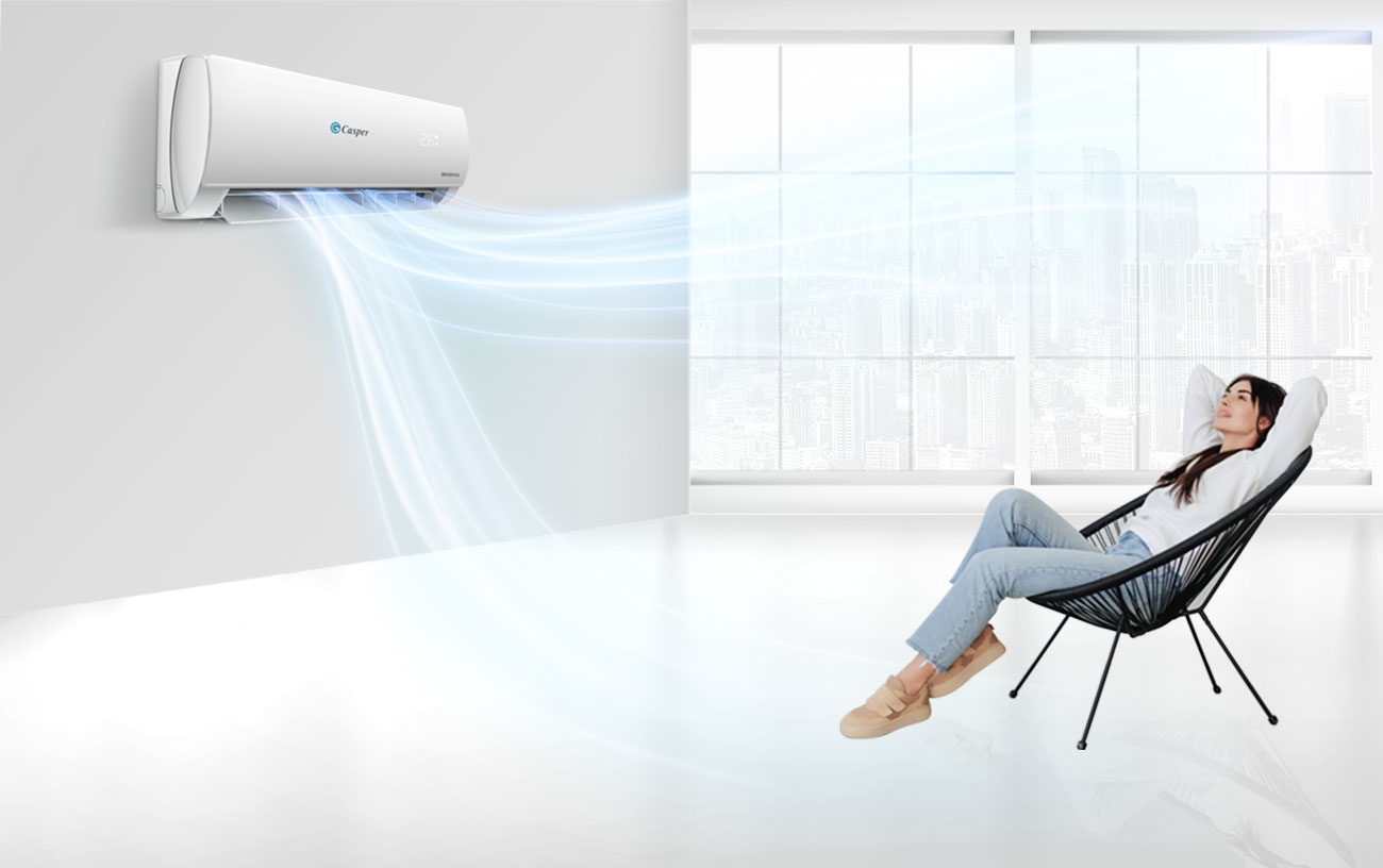 Điều hoà 4 chiều có luồng gió êm dịu