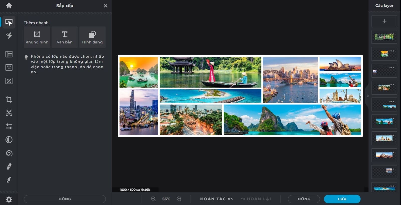 Website ghép ảnh online Pixlr
