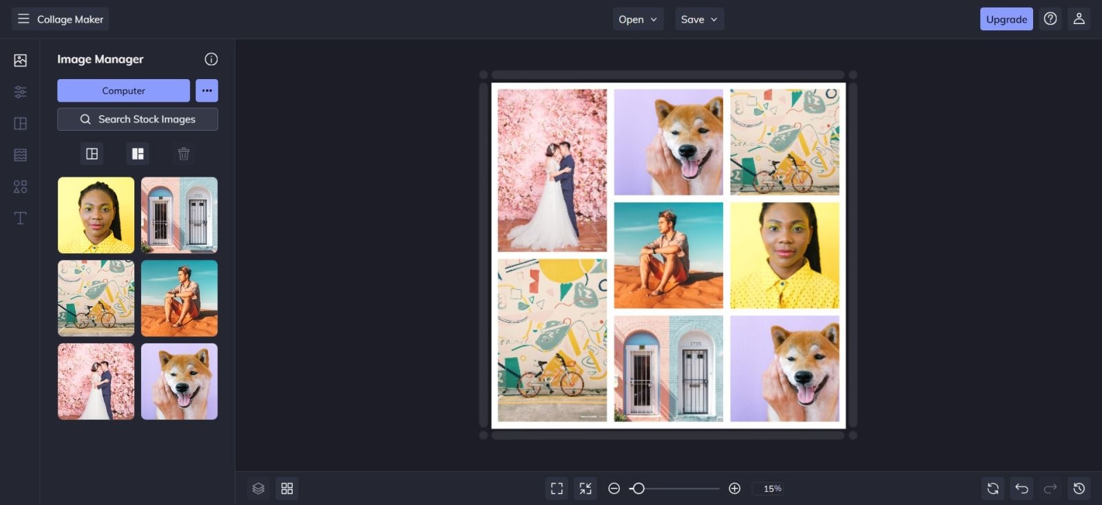 Website ghép ảnh online BeFunky