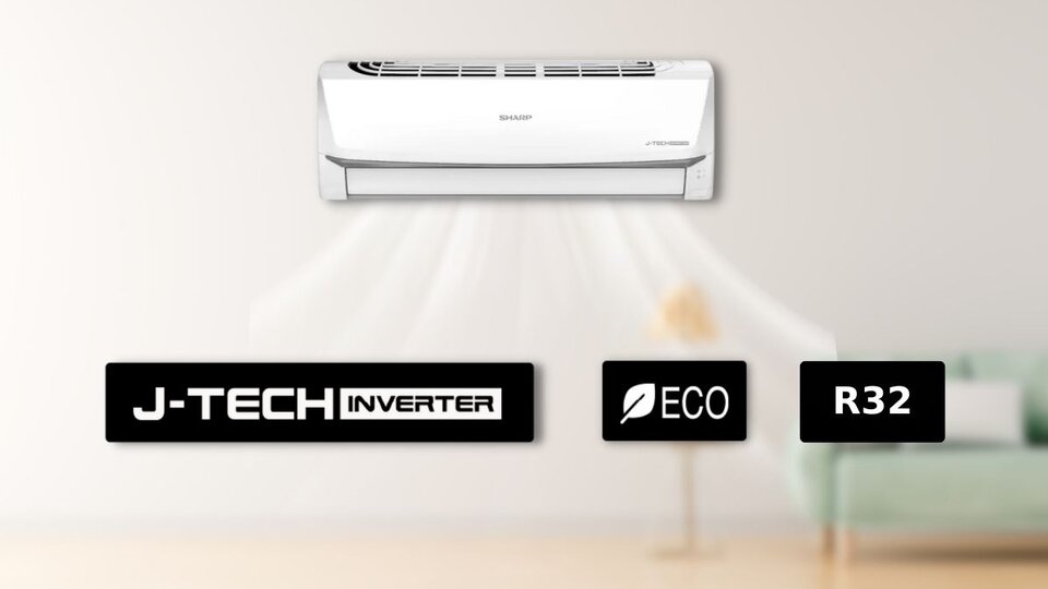 Máy lạnh Sharp Inverter 1 HP AH-X10ZEW