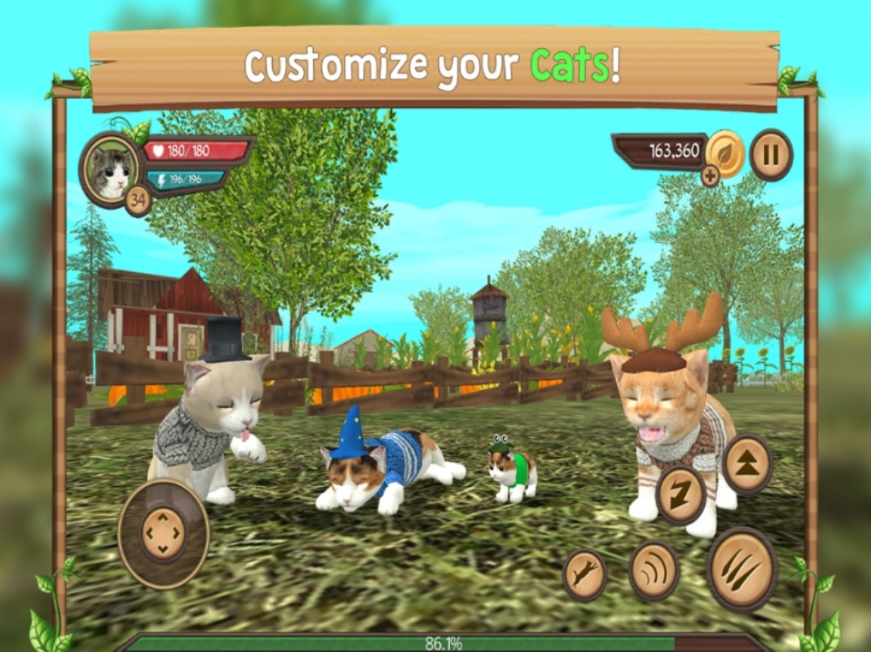 Tải game nuôi mèo - Cat Sim Online: Play With Cats