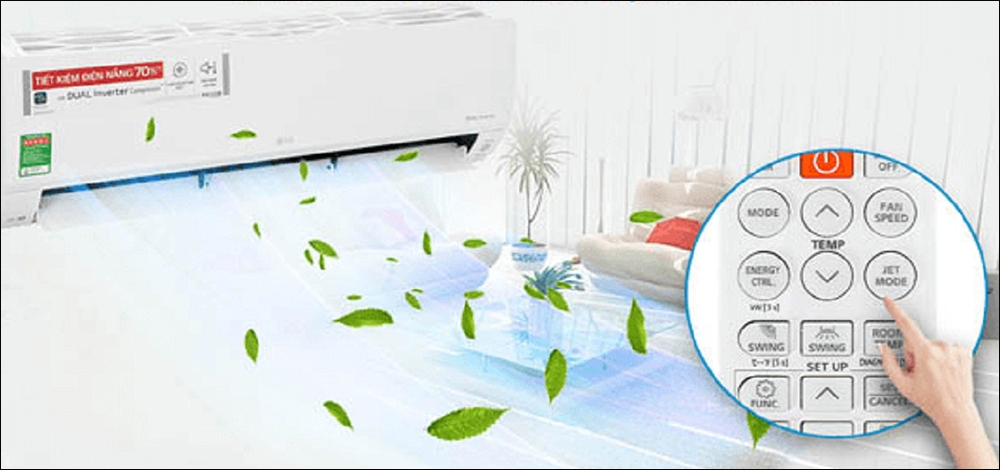 chế độ cool trên máy lạnh