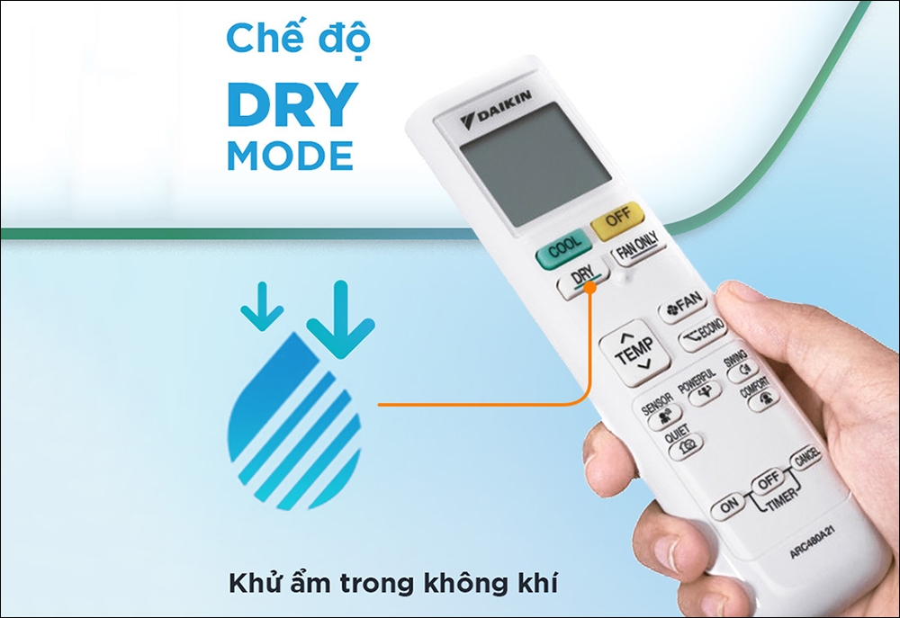 chế độ dry trên máy lạnh