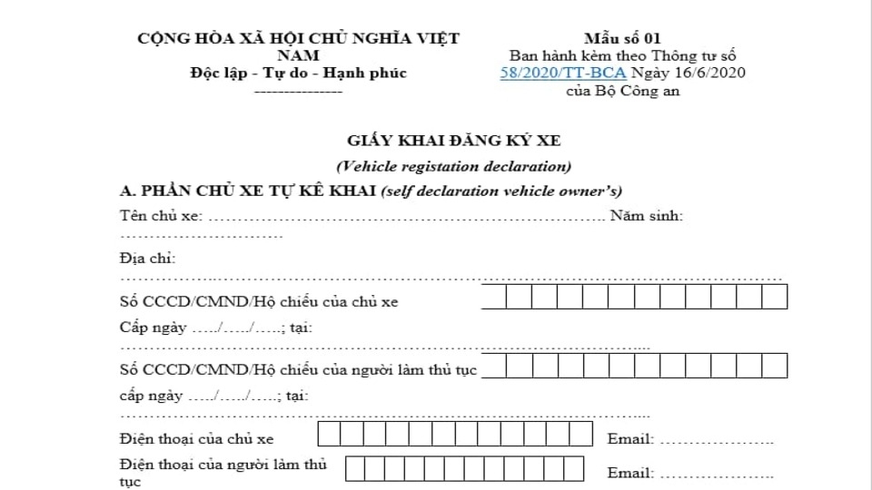 Chuẩn bị đầy đủ hồ sơ để đăng ký xe ô tô