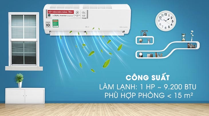 lắp 1 điều hòa cho 2 phòng 2