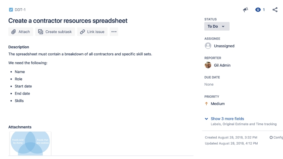 Issue: Được dùng để Chỉ một đơn vị công việc như: task, bug, story, epic trong Jira và nó hoạt động tự động trong một quy trình ngay từ bước khởi tạo đến khi hoàn thành.