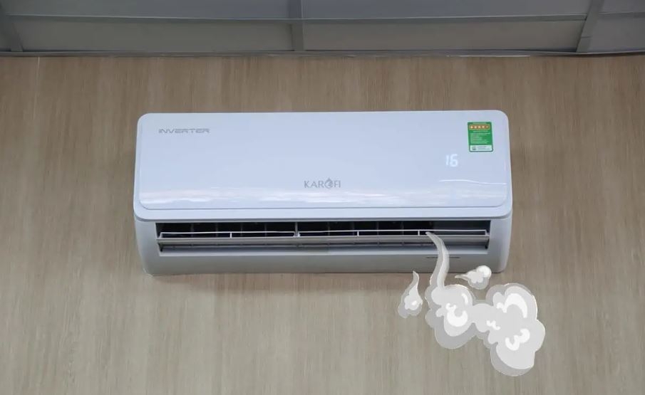 điều hòa có mùi khét 1