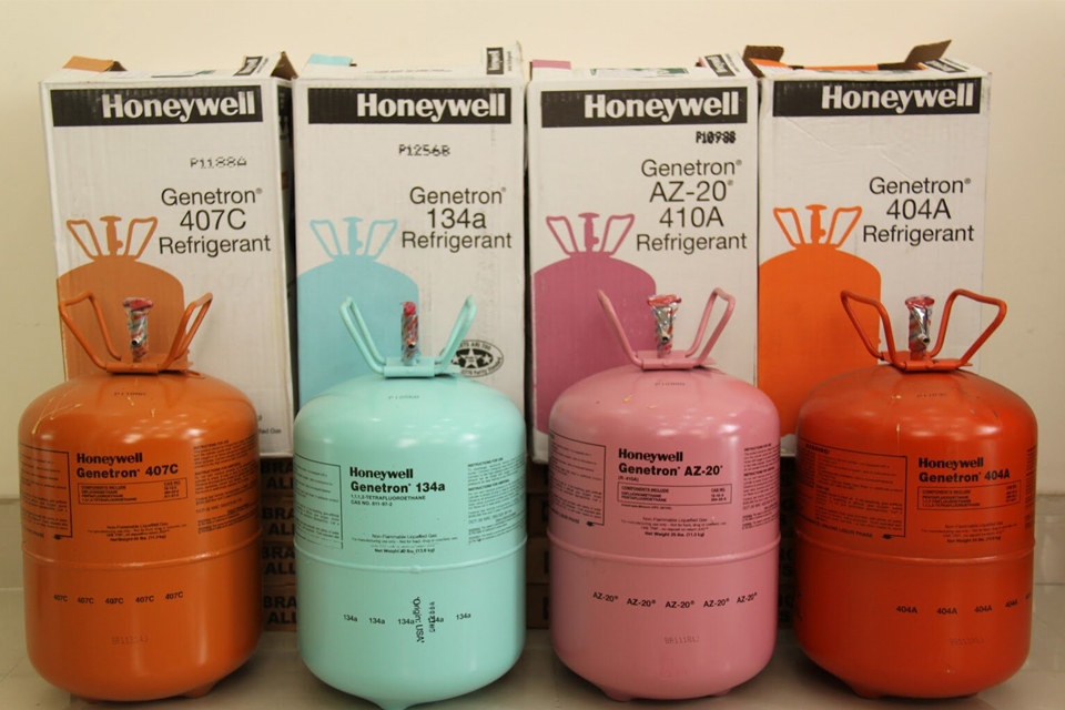 Các loại gas thường dùng cho máy lạnh