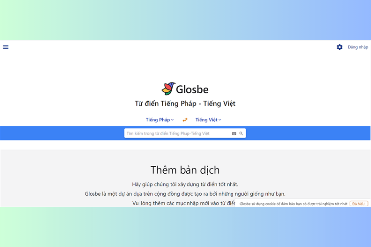 Glosbe - Website dịch tiếng Pháp miễn phí, trực tuyến