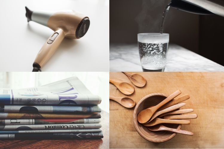 Các dụng cụ cần chuẩn bị để xả tuyết tủ đông