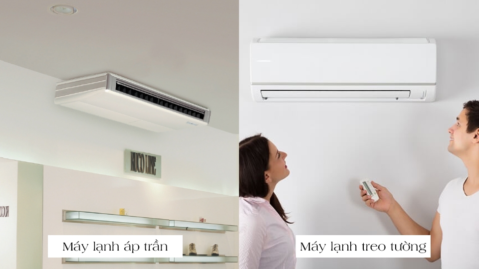 Có nên mua máy lạnh áp trần không.