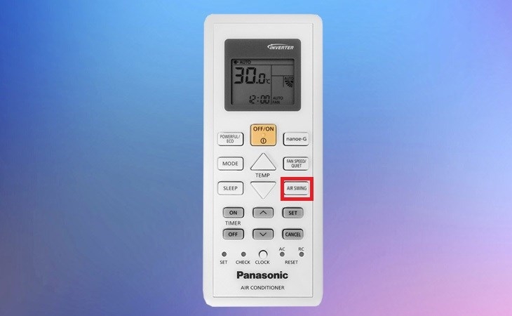 Hướng dẫn các cách sử dụng điều khiển điều hòa Panasonic Hình 2