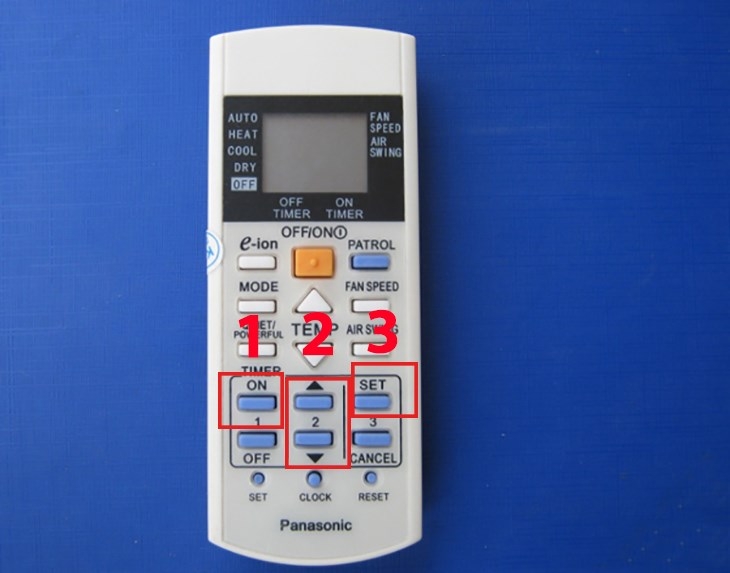 Hướng dẫn các cách sử dụng điều khiển điều hòa Panasonic Hình 12