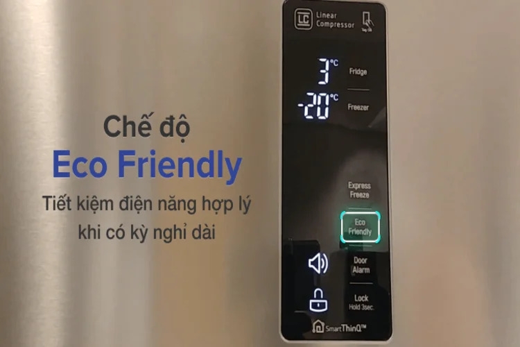 Chế độ Eco Friendly giúp tiết kiệm điện