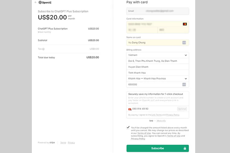 ChatGPT Plus là gì? Hướng dẫn cách đăng ký gói ChatGPT Plus tại Việt Nam có thể bạn sẽ cần 6