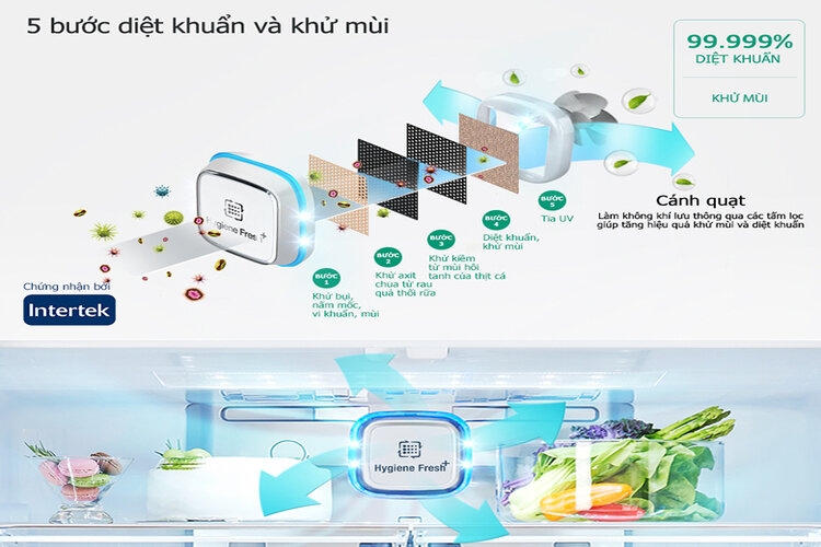 công nghệ lọc kháng khuẩn Hygiene Fresh